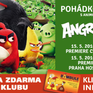 1 + 1 vstupenka zdarma na animovaný film "Angry Birds"