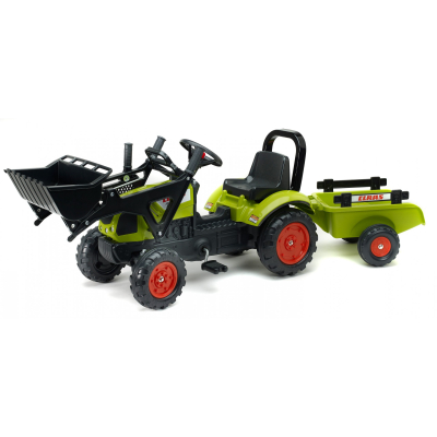 E-shop Traktor zelený Claas Arion 410 s valníkem a přední lžící