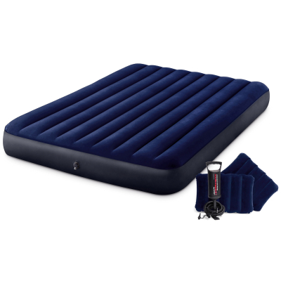 E-shop INTEX 64765 Nafukovací postel Standard Queen s ruční pumpou