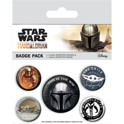 Set odznaků Mandalorian