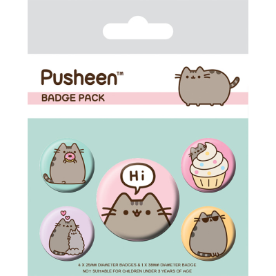 E-shop Sed odznaků Pusheen Hi
