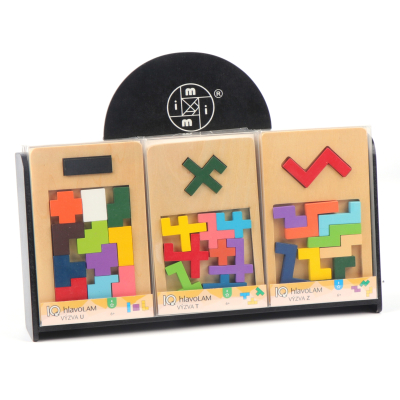 Hlavolam - tvary - více druhů