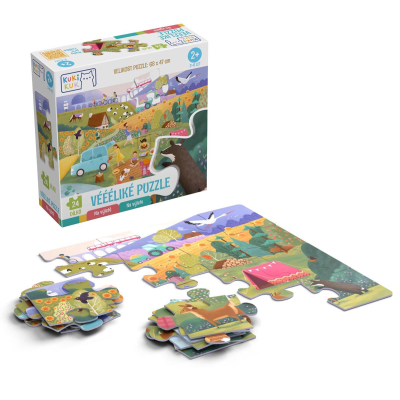 E-shop KukiKuk - Véééliké puzzle Na výletě