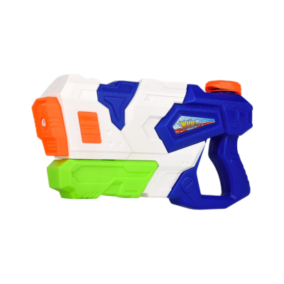 E-shop Vodní pistole 30 cm - bílo-modrá se zelenou