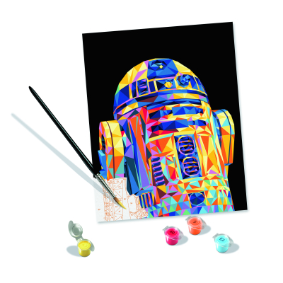 Malování podle čísel CreArt Star Wars: R2-D2.