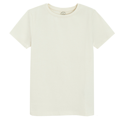 Jednobarevné tričko s krátkým rukávem -bílé - 140 WHITE