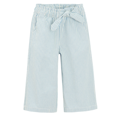 Dívčí šiřoké kalhoty -pruhované - 98 STRIPES
