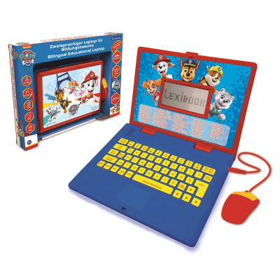 E-shop Lexibook česko-anglický vzdělávací notebook Tlapková patrola 124 aktivit