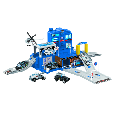 Policejní hrací set + 4 autíčka