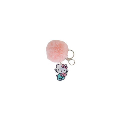 E-shop Klíčenka Hello Kitty s chlupatou bambulkou
