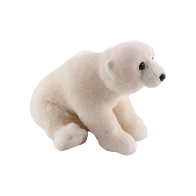 Medvěd lední sedící 25 cm
