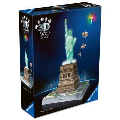 E-shop Puzzle 3D Iconics: Socha svobody (Noční edice)