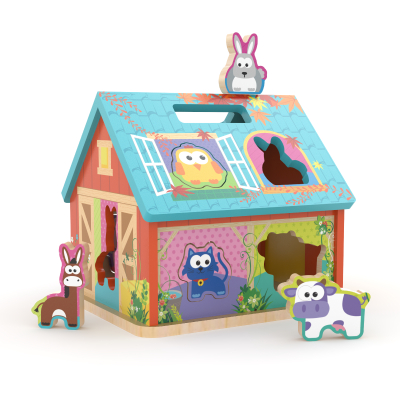 E-shop Vkládačka dřevěný farmářský domeček