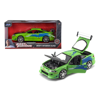 kovový model auta jada toys mitsubishi eclipse 1995 rychle a zběsile 1:24