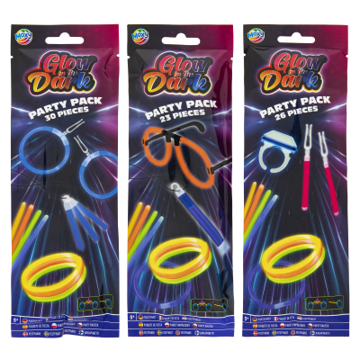 Svítící fluorescenční party sada Glow Party Pack