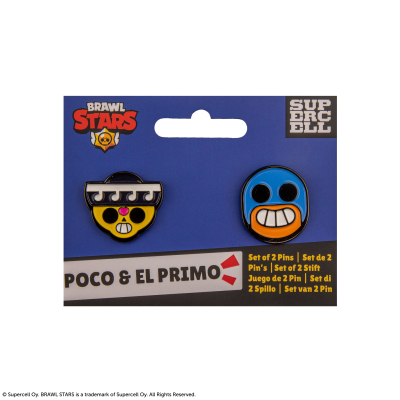 Brawl Stars set pinů Poco a El Primo