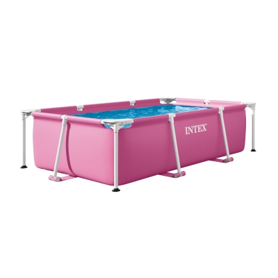 E-shop Bazén Pink Rectangular Frame 220x150x60 cm