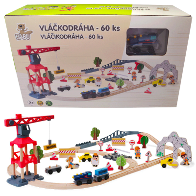 BABU vláčky - Vláčkodráha s jeřábem