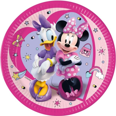 Talířky papírové Minnie Junior 23 cm 8 ks