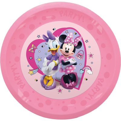 Talíře opakovaně použitelný Minnie Junior 21cm 4ks