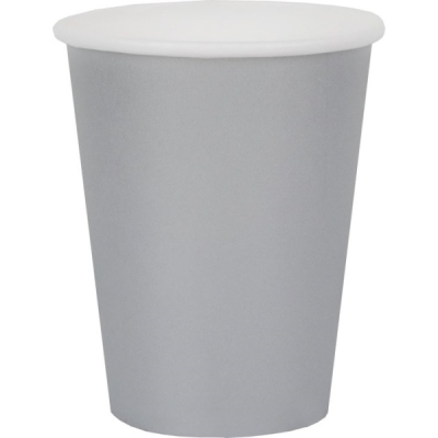 Kelímky papírové stříbrné 250 ml 10 ks