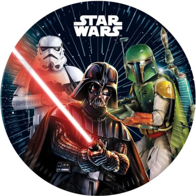 Talířky papírové Star Wars Galaxy 23 cm 8 ks