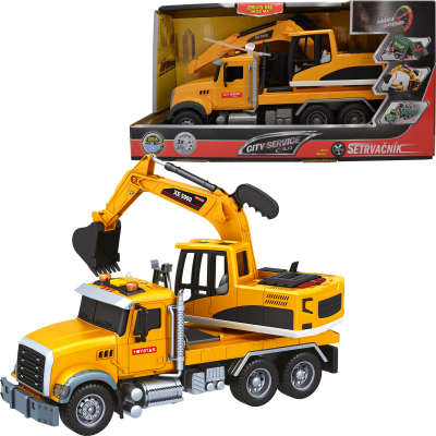 City Service Car - 1:14 - Bagr (se zvukem, světly a dalšími funkcemi)