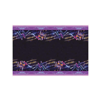 Plastový ubrus Demon Hunters – K-POP motiv 120 × 180 cm