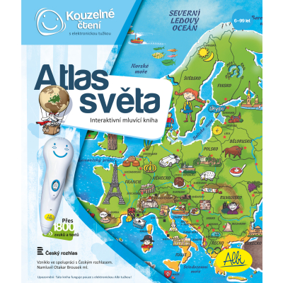 E-shop Kouzelné čtení Kniha Atlas světa