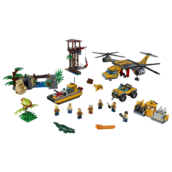 LEGO® City 60162 Výsadková helikoptéra do džungle                    