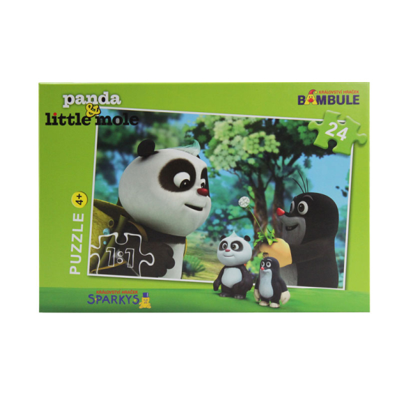 Puzzle Krtek a Panda 24 dílků                    