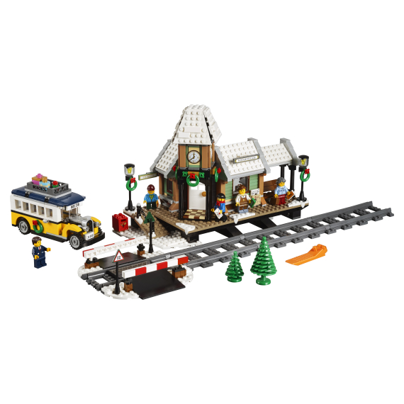 LEGO® Creator 10259 Nádraží v zasněžené vesnici                    