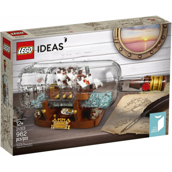 LEGO® Ideas 21313 Loď v láhvi                    
