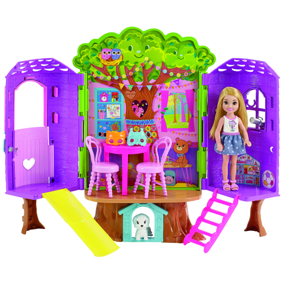 Barbie Chelsea a domeček na stromě                    