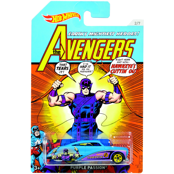 Hot Wheels tématické auto - Avengers                    