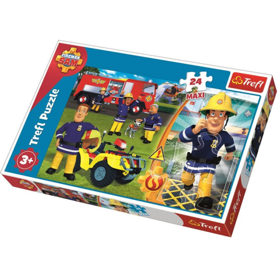 Puzzle 24 maxi - Statečný hasič Sam                    