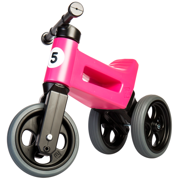 Odrážedlo Funny wheels new sport 2v1 růžové                    