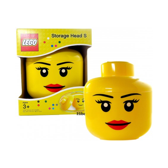 Lego úložná hlava (velikost S) - dívka                    