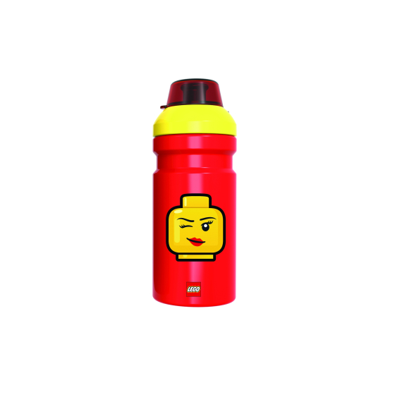 Lego Iconic Girl láhev na pití - žlutá/červená                    