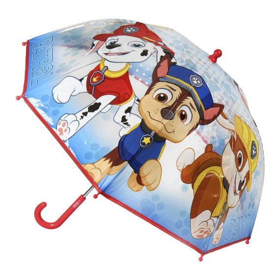 Dětský manuální deštník Tlapková patrola průsvitný                    
