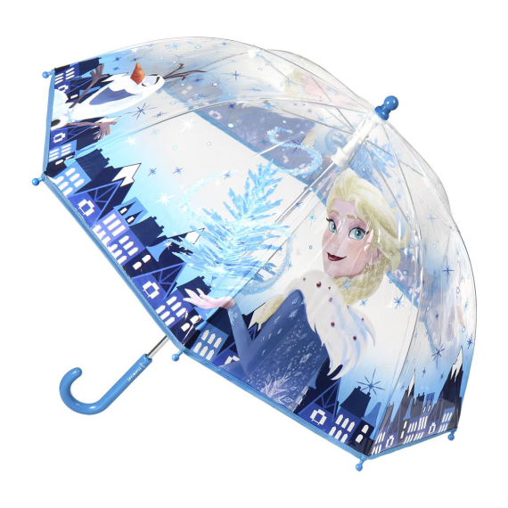 Dětský manuální deštník Ledové království průsvitný                    