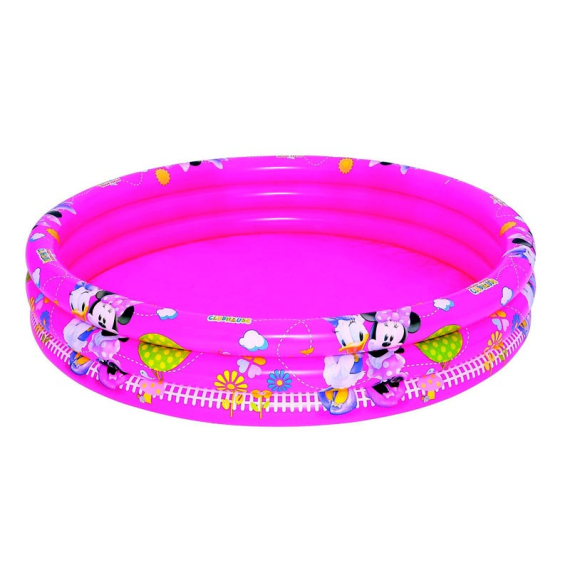 Bestway Bazén nafukovací Mickey Mouse 3 pruhy průměr 122 cm                    