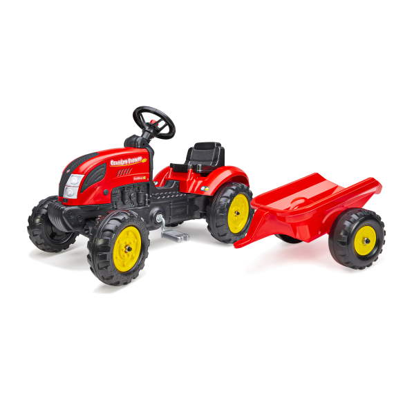 E-shop Traktor šlapací Country Farmer s valníkem červený