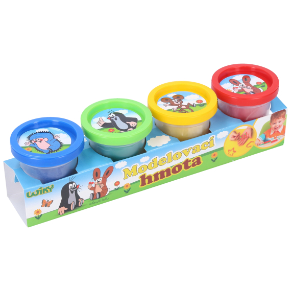 Modelína Doh Krtek 4x50 g                    