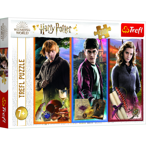 Puzzle Harry Potter Ve světě magie a čarodějnictví 200 dílků                    