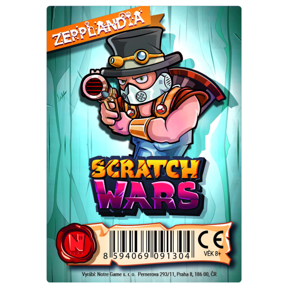 Scratch Wars - Karta hrdiny Zepplandia                    