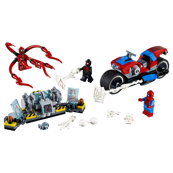 LEGO® Super Heroes 76113 Spiderman a záchrana na motorce                    