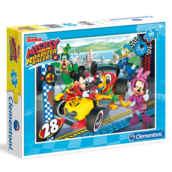 Puzzle 30 dílků Mickey závodník                    
