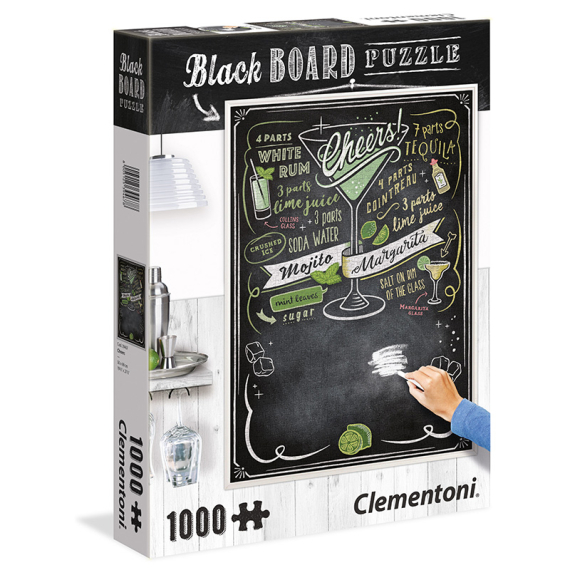 Puzzle Black Board 1000 dílků na zdraví                    