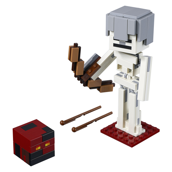 LEGO® Minecraft 21150 velká figurka: Kostlivec s pekelným slizem                    